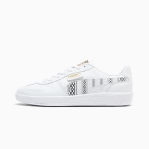 Tenis de cuero Palermo MH, PUMA White-PUMA Black-PUMA Gold, extralarge