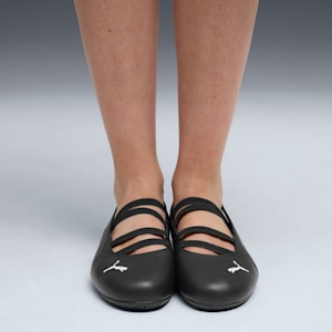 Speedcat Ballet Leather Women's Shoes, PUMA Black-PUMA White, extralarge