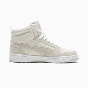 Tenis para hombre Rebound V6 Marble, Vapor Gray-Sedate Gray-PUMA White, extralarge