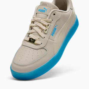 PUMA Caven 2.0 Lux Gum Men's Sneakers, Alpine Snow-Alpine Snow-Team Light Blue, extralarge