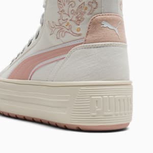 Tenis mid para mujer Kaia 2.0 Novelty Flower, Frosted Ivory-Rose Quartz, extralarge