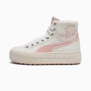 Tenis mid para mujer Kaia 2.0 Novelty Flower, Frosted Ivory-Rose Quartz, extralarge