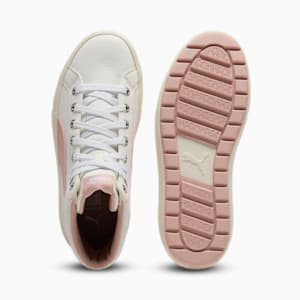 Kaia 2.0 Novelty Flower Women's Mid Sneakers, Frosted Ivory-Rose Quartz, extralarge