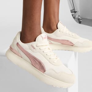 R78 Voyage Grounded Neutrals Women's Sneakers, Frosted Ivory-Rose Gold, extralarge