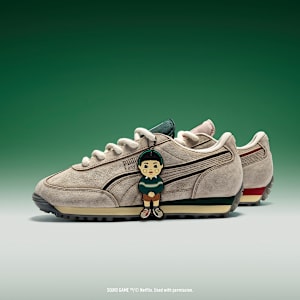 PUMA x Squid Game Easy Rider Comfort Sneakers, Alpine Snow-Dark Myrtle-Club Red, extralarge-IND