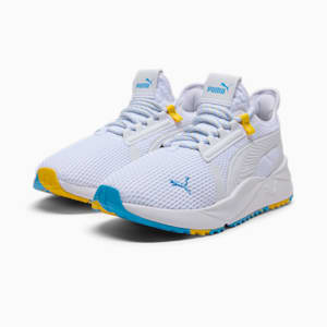 Pacer Future Street Abstract Men's Sneakers, PUMA White-PUMA White-Team Light Blue, extralarge