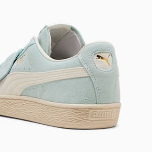 Tenis Charles F. Stead Suede II, Green Glimmer-PUMA White, extralarge