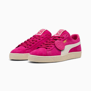 Tenis Charles F. Stead Suede II, Pink Alert-PUMA White, extralarge