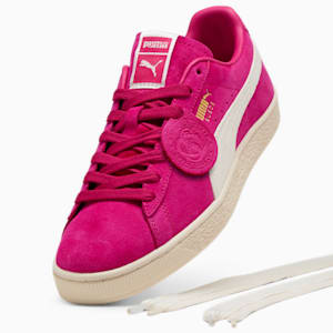 Tenis Charles F. Stead Suede II, Pink Alert-PUMA White, extralarge