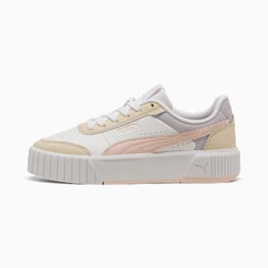 Carina Mia Jr Sneakers Youth, PUMA White-Jasmine Flower-Alpine Snow, extralarge