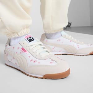 Arizona Cherry Blossom Sneakers, Frosted Ivory-Garnet Rose, extralarge