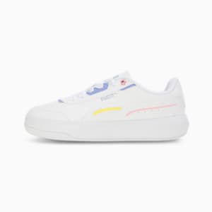 Tori Pixie V1 Women's All-day Comfort Sneakers, PUMA White-Lavendar Pop-Pale Lemon-PRISM PINK, extralarge-IND