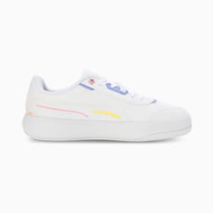 Tori Pixie V1 Women's All-day Comfort Sneakers, PUMA White-Lavendar Pop-Pale Lemon-PRISM PINK, extralarge-IND
