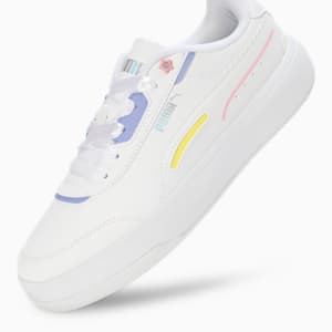 Tori Pixie V1 Women's All-day Comfort Sneakers, PUMA White-Lavendar Pop-Pale Lemon-PRISM PINK, extralarge-IND