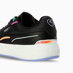Tori Pixie V1 Women's All-day Comfort Sneakers, PUMA Black-Elektro Purple-Orange Peach-Ravish, extralarge-IND