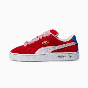 Sneakers PUMA x HELLO KITTY® AND FRIENDS Suede XL Red Bow Femme, For All Time Red-PUMA White-Mountain Blue, extralarge