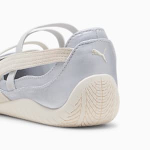 Speedcat Ballet Satin Women's Shoes, Silver Mist-Warm White, extralarge