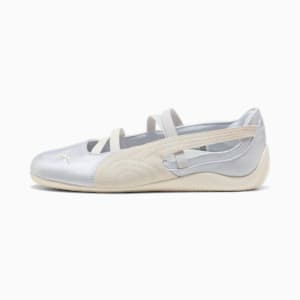 Speedcat Ballet Satin Women's Shoes, Silver Mist-Warm White, extralarge
