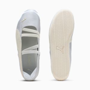 Speedcat Ballet Satin Women's Shoes, Silver Mist-Warm White, extralarge