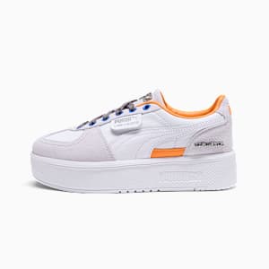 Palermo Elevata Club FlagWns Women, PUMA White-Silver Mist-Orange Glo, extralarge