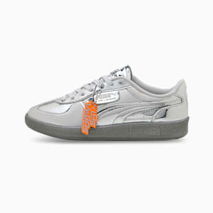 Palermo Club Vegas Leather Sneakers, Puma Silver-Glacial Gray-Orange Glo, extralarge-IND