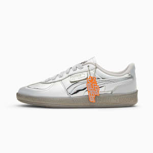 Palermo Club Vegas Sneakers, Puma Silver-Glacial Gray-Orange Glo, extralarge
