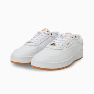 Court Classic Lux Women's Sneakers, PUMA White-Mauve Mist-PUMA Gold, extralarge-IND