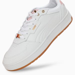 Court Classic Lux Women's Sneakers, PUMA White-Mauve Mist-PUMA Gold, extralarge-IND