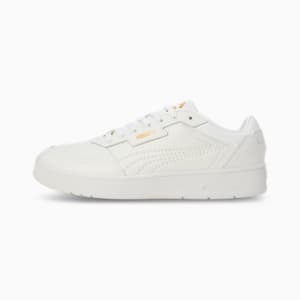 Court Classic Lux Sneakers, PUMA White-PUMA Gold, extralarge-IND