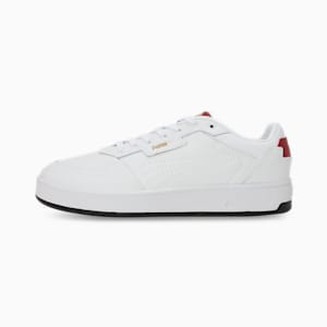 Court Classic Lux Sneakers, PUMA White-Team Regal Red-PUMA Gold, extralarge-IND