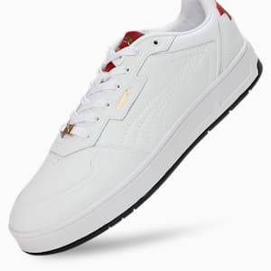 Court Classic Lux Sneakers, PUMA White-Team Regal Red-PUMA Gold, extralarge-IND