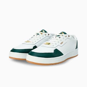 Court Classic Lux Sneakers, PUMA White-Dark Myrtle-PUMA Gold, extralarge-IND