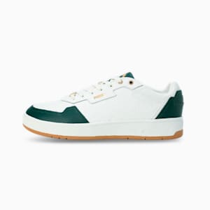 Court Classic Lux Sneakers, PUMA White-Dark Myrtle-PUMA Gold, extralarge-IND