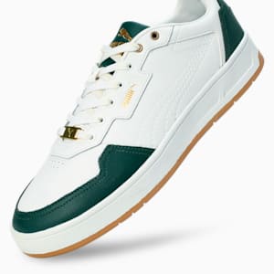 Court Classic Lux Sneakers, PUMA White-Dark Myrtle-PUMA Gold, extralarge-IND