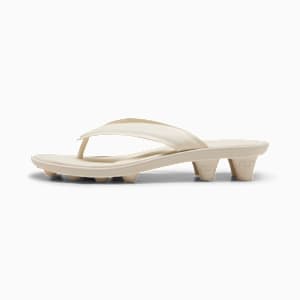 FENTY x PUMA Cat Cleat Slides Women, Alpine Snow-PUMA Gold, extralarge