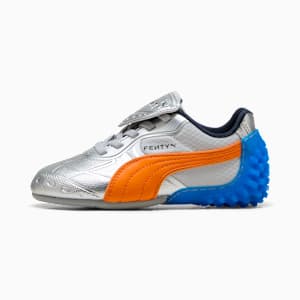 FENTY x PUMA Avanti LS-X Little Kids' Sneakers, PUMA Silver-Rickie Orange, extralarge