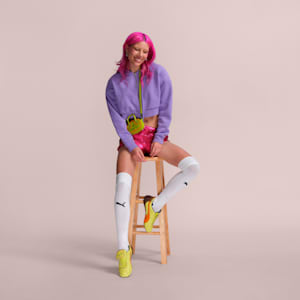 FENTY x PUMA Avanti LS Stitched Women's Sneakers, Lime Sheen-Pumpkin Pie, extralarge