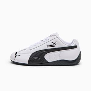 Speedcat Full Leather Sneakers Youth, PUMA White-PUMA Black, extralarge