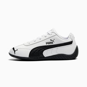 Speedcat Full Leather Sneakers Kids, PUMA White-PUMA Black, extralarge