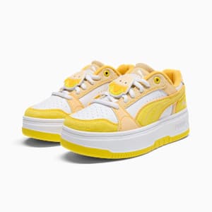 Tenis juvenil Rebound Femme Junie, Speed Yellow-Chamomile-PUMA White, extralarge