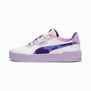 Carina 3.0 Ingred Sneakers Big Kids, PUMA White-Dark Amethyst-Vivid Violet, extralarge