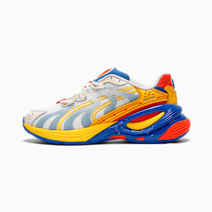 Inverse Armored JR Youth, PUMA White-Pelé Yellow-Mountain Blue, extralarge