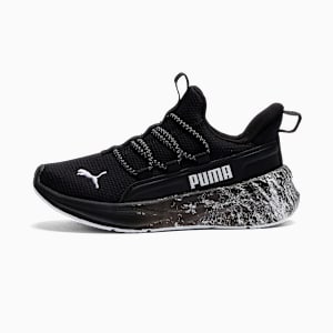 One4All 2.0 Blizzrizz Little Kids' Easy On Sneakers, PUMA Black-PUMA White, extralarge