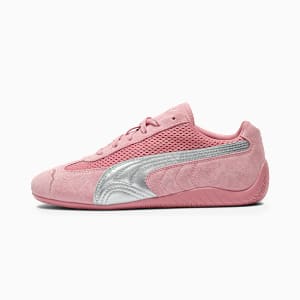 Tenis Speedcat Premium para mujer, Poised Pink-Matte Silver, extralarge