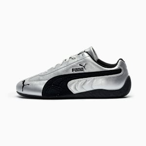 Tenis Speedcat Metallic para mujer, PUMA Silver-PUMA Black, extralarge