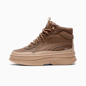 Mayra Puretex Women's Waterproof Leather Boots, Totally Taupe-PUMA Gold-Granola, extralarge