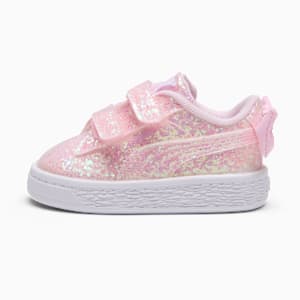 Basket Bow Metallic Toddlers, Pearl Pink-PUMA White, extralarge