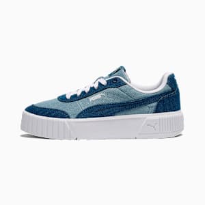 Carina Mia Denim Women, Sargasso Sea-Faded Denim-PUMA White, extralarge