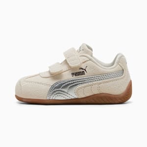 Speedcat Metallic Hook-And-Loop Sneakers Toddlers, Alpine Snow-PUMA Silver, extralarge
