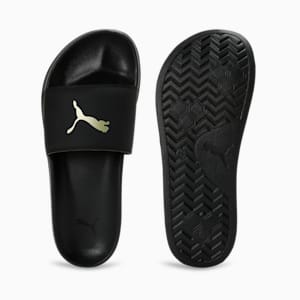 PUMA Leadcat 2.0 x RCB Slides, PUMA Black-Metallic Gold, extralarge-IND